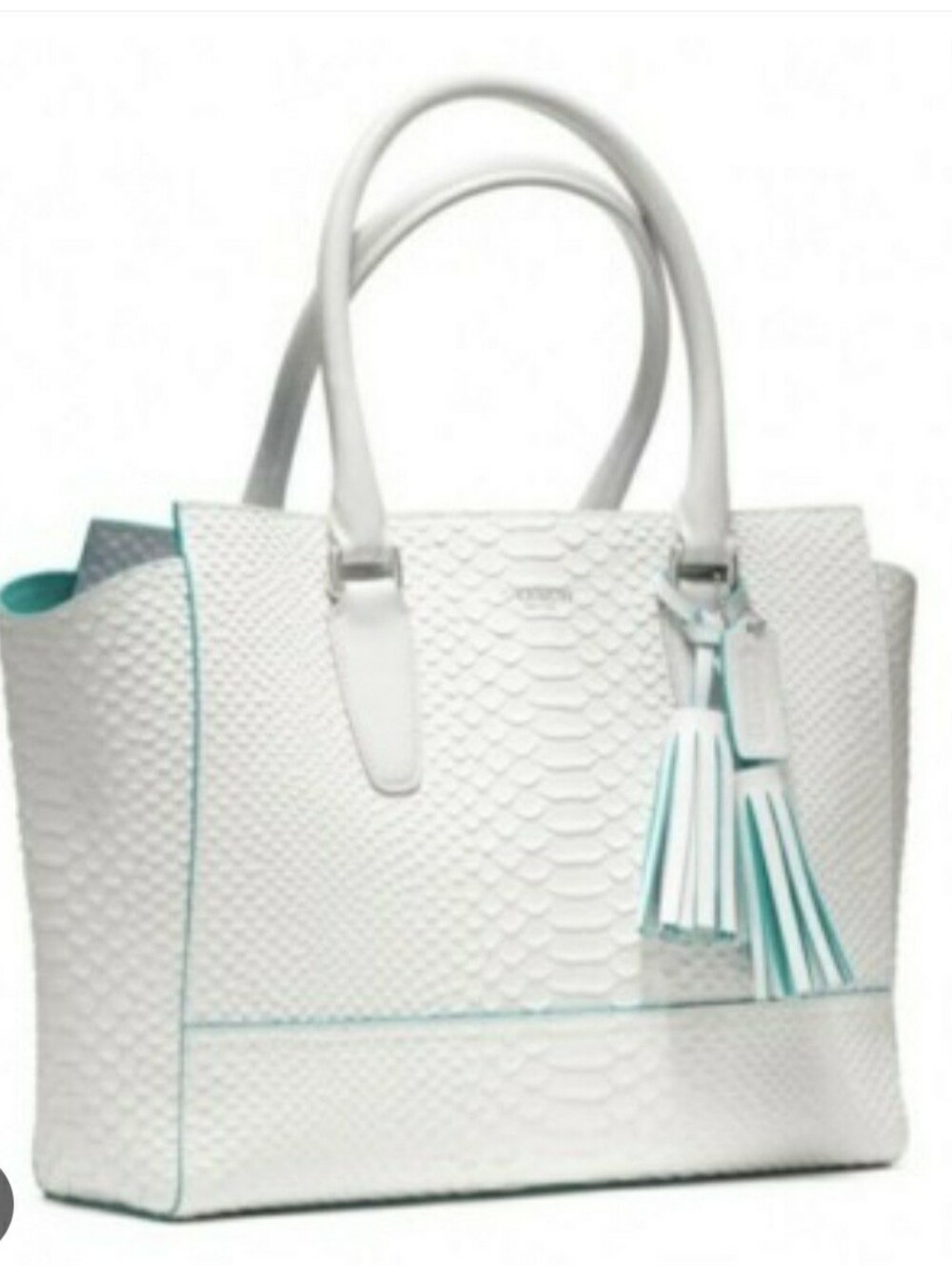 Coach Candace Legacy Python Tote